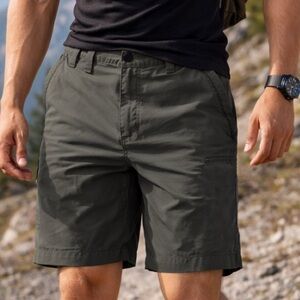 Wrangler Dark Green Hiking Shorts Men’s 34x10 Outdoor Dadcore